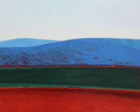 Unmade Landscape, 76cm x 61cm, acrylic on canvas, 2017