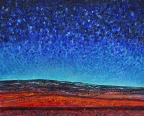 Under the Stars, 76cm x 61cm, acrylic on canvas, 2017