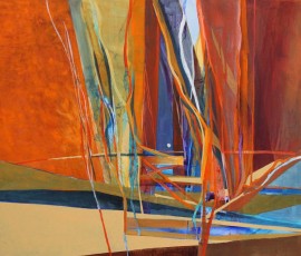 Chasm, 92cm x 77cm, acrylic on canvas,2016